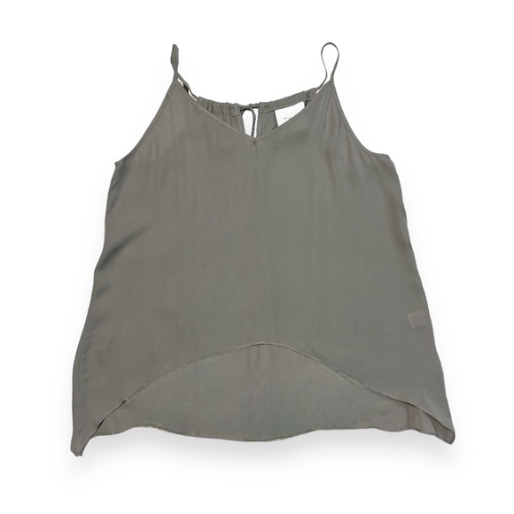 MASON by MICHELLE MASON Grey Trapeze Silk Tank - Picture 6 of 6